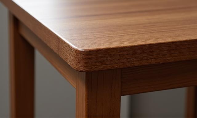 Exklusives, handgefertigtes Holzmöbelstück, modernes Design mit traditionellen Elementen