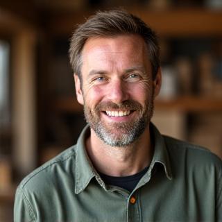 Professionelles Porträt von Markus Steiner, dem Gründer und Meister von Holzriff